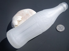Sea Glass, Vintage Coke Bottle. 8 Inches with Embossed Coke