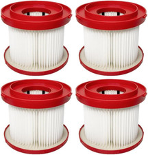 4 Pack Vacuum Filter Compatible with Milwaukee Shop Vac M18 Wet Dry 49-90-1900 0