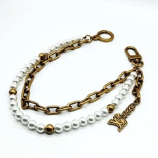 NO TARIFF Louis Vuitton Charm M01689 Bagcharm chain belt 3980014