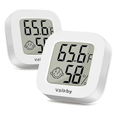  Indoor Thermometer 2Pack, Humidity Gauge Meter Digital Hygrometer Room 