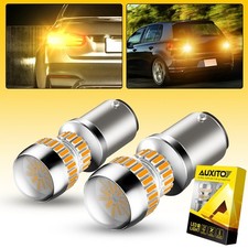 2pcs 1157 2057 1034 Amber Led Turn Signal Light Bulbs Non-polarity 300 Brighter 2pcs 1157 2057 1034 Amber Led Turn Signal Light Bulbs Non-polarity 300 Brighter
