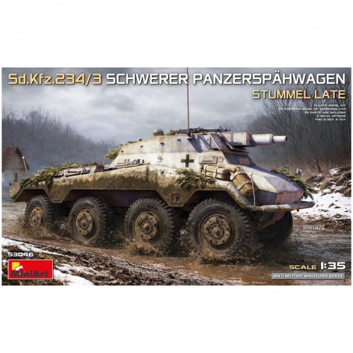 MiniArt - Sd.Kfz.234/3 - Schwerer PanzerspäHwagen Stummel (Late) - 1:35-image