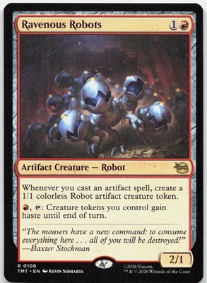 MTG Ravenous Robots Teenage Mutant Ninja Turtles NM 0106