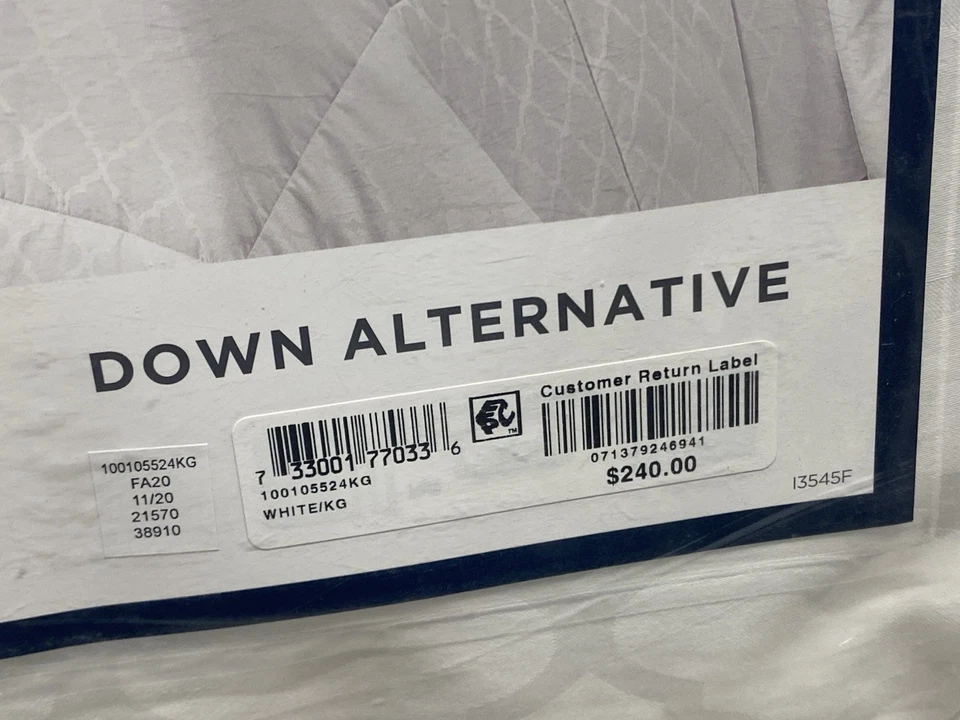 Charter Club Continuous Comfort Full / Queen Down Alternative Comforter White - Image 4 of 4