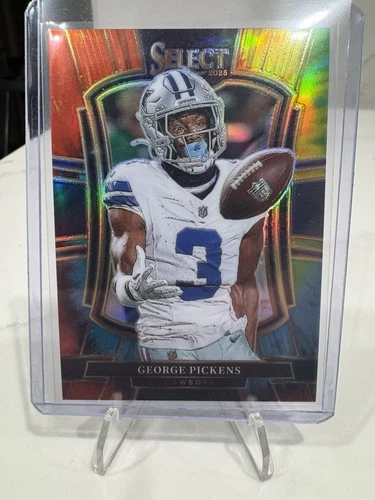 2025 Panini Select Football - FOTL -  George Pickens - Tie Dye /25 - Cowboys