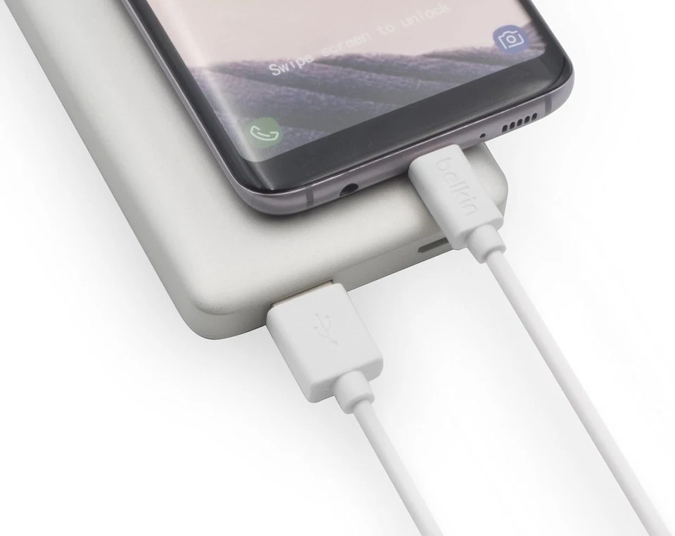 Belkin Micro USB Cable - White,F2CU012BT2M-WHT - Image 3 of 4