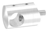 Querstabhalter Edelstahl V4A Geschliffen FüR Rohr Ø 42,4 Mm Bohrung Ø 16,2 Mm