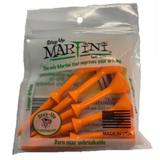 Martini 3 1/4" Step-Up Golf Tees Orange