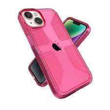  Clear iPhone 14 & iPhone 13 Case - Drop Protection, Dream Pink/Clear Grip Case