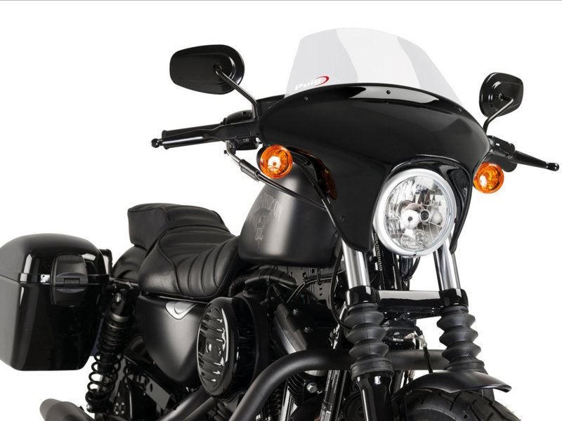 Puig Clr Batwing Touring Screen Harley Davidson Sportster 883 Iron XL883N 09-22