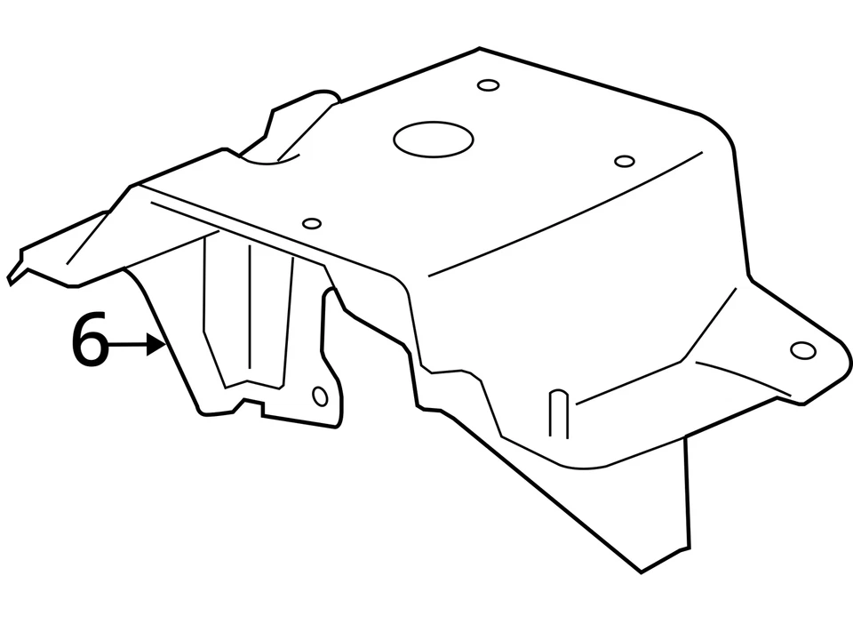 SE ADAPTA A 2008-2009 SATURN VUE SOPORTE ASM BAT BANDEJA SUPT 15876762 - NUEVO FABRICANTE DE EQUIPOS ORIGINALES 15876762 Foto 3 de 3