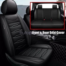 Car Seat Cover Protector Cushion For 2007-2024 Toyota Tacoma Crew Cab Black