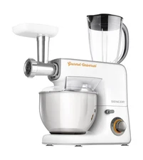 Sencor STM3700WH 10 Speed Stand Mixer with 10 Specialized Attachments, White