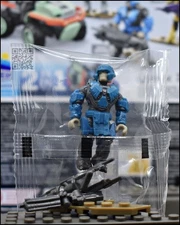 NEW HALO MEGA CONSTRUX BLUE COVENANT BANISHED BRUTE WARRIOR MINI FIGURE HKT17