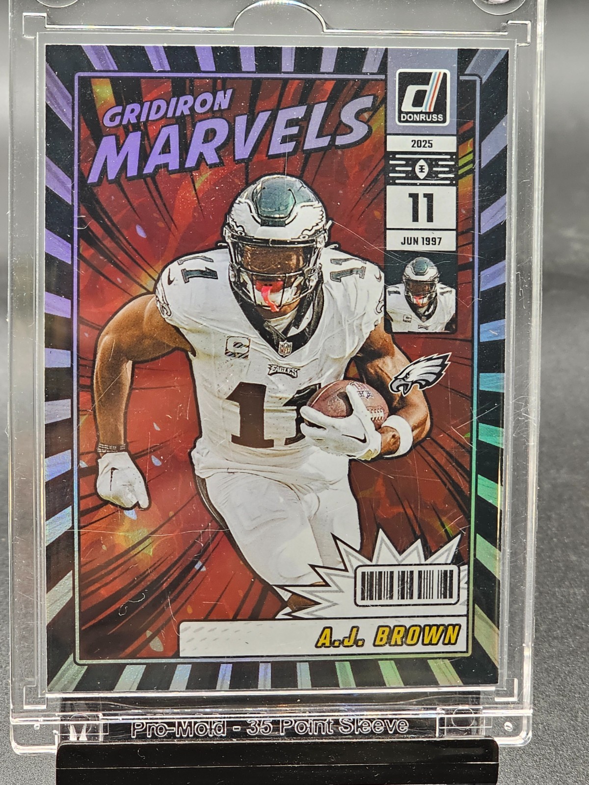 2025 Donruss - AJ Brown - Gridiron Marvels Case Hit SSP - Philadelphia Eagles