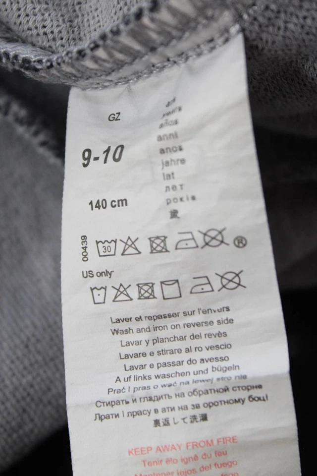 3 Patatas fritas Niñas Mezcla Algodón Cordón Cintura Faldas Gris Talla 9-10 Foto 4 de 4