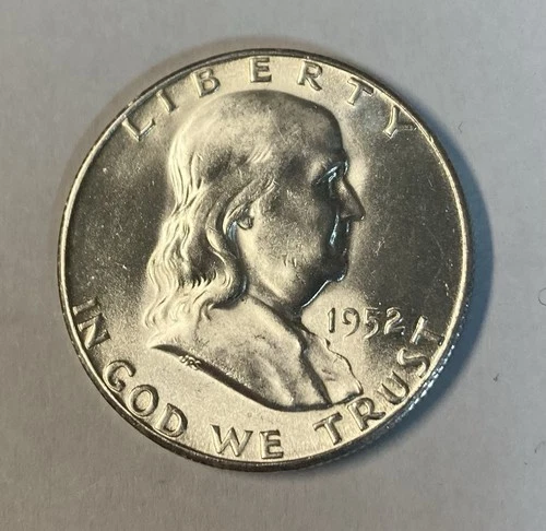 Tough Mint Mark BU 1952 S Benjamin Franklin Half Bid Bid Bid! Combine Ship