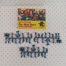 Atlantic Far West Story 1111 General Custer Playset Model Kit - May Be Complete