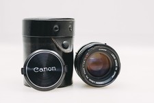 Canon FD 50mm f/1.4 S.S.C Lens w/ Case Front Element Scratch 