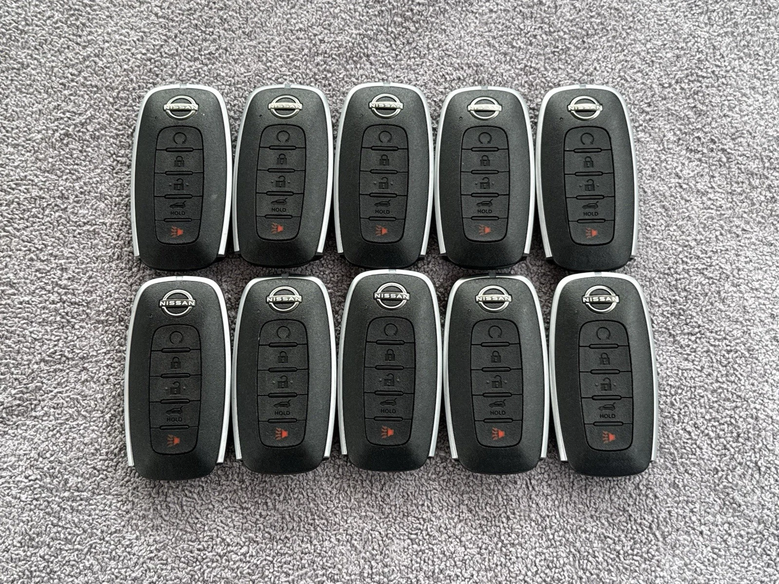 MINT LOT OF 10 OEM NISSAN SMART KEY REMOTE FOB 5 button HATCH KR5TXPZ3 OEM image 3