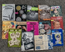 14 Vintage 1940's through 1950's Crochet Pattern Books
