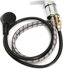 Salon Shampoo Bowl Faucet Set Zinc Alloy Water Faucet with Salon Spray Hose Hot