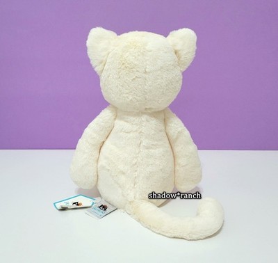 Jellycat London Medium Bashful Cream Kitten BAS3KIT AUTHENTIC