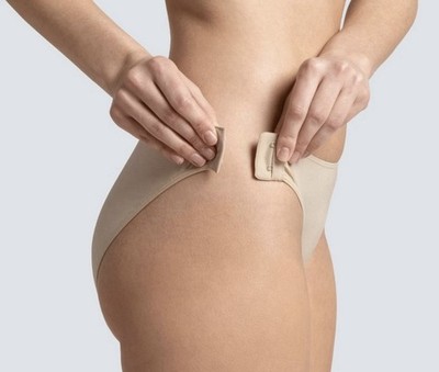 Slick Chicks Women s Two Pack Adaptive Briefs Underwear Beige Side Hooks NEW