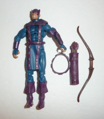 Avengers Hawkeye 4'' Action Figure 2010 Marvel Comics Bow Quiver Dark 