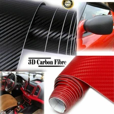 1.52M*50CM Car 3D Matt Carbon Fibre Film Wrap Vinyl Sticker Thicken Protection