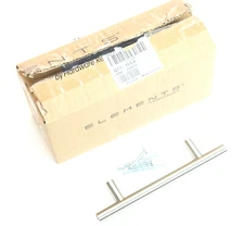 10pc Hardware Resources ELEMENTS 156SN Satin Nickel Cabinet Hardware Handle Pull