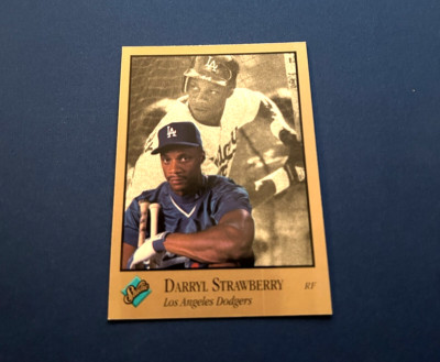 1992 Studio Baseball Darryl Strawberry #50 Set Break NM
