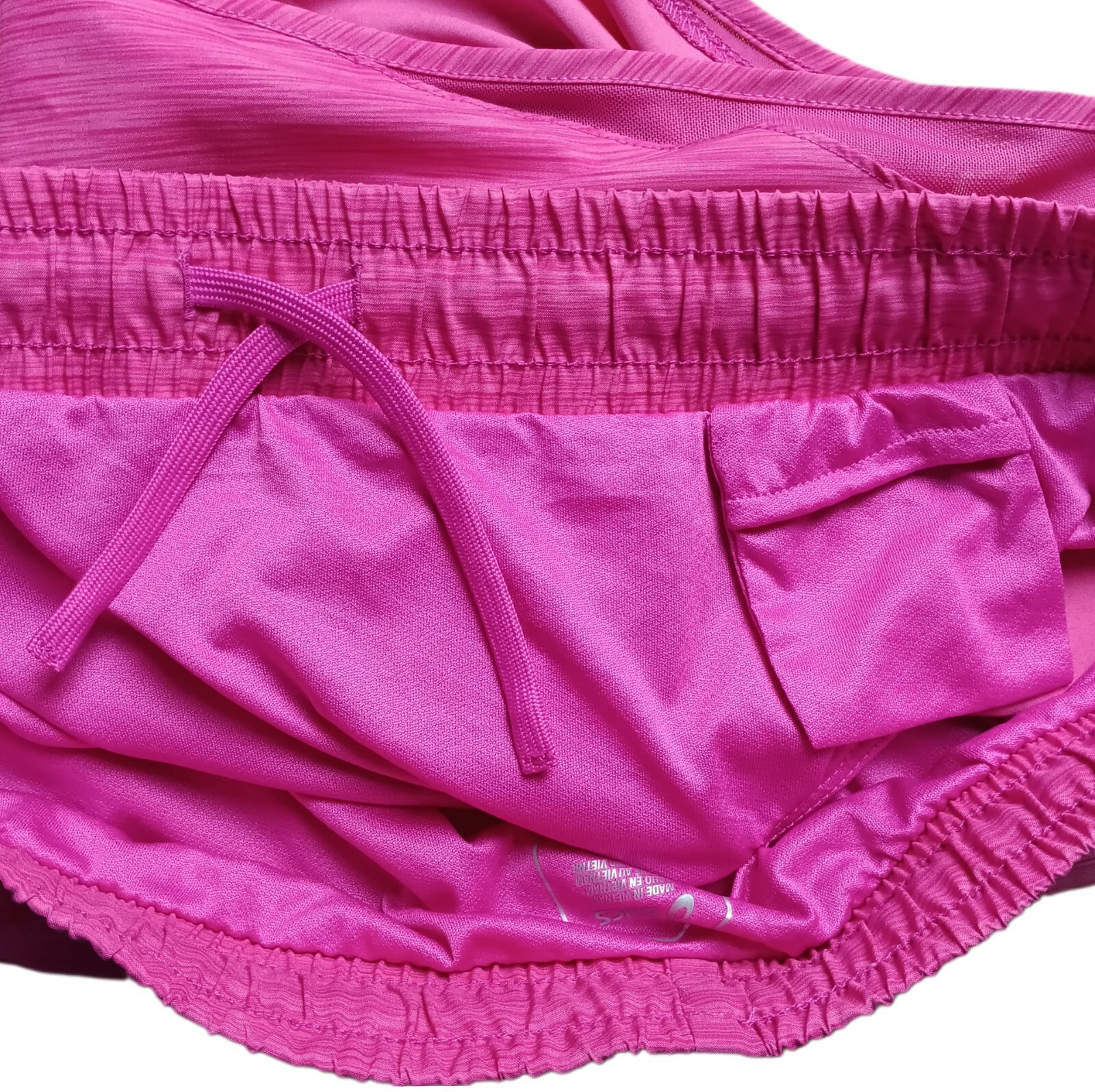 Asics Women's Running Shorts Size XL Heather Pink New Brief Lining New NWT New thumbnail 7