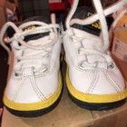 Nike Baby Basketball Shoes 6453 White, Yellow, Black Size 4c Nice! — photo 3