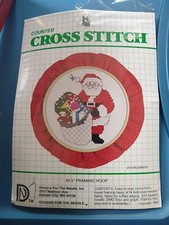 New Designs For The Needle Counted Cross Stitch 3106 Santa 5" Hoop Christmas