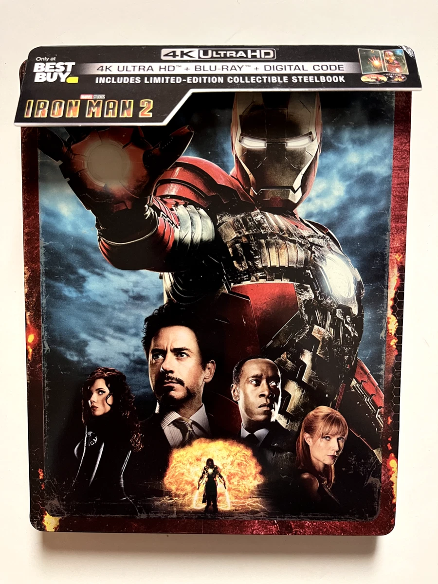 Steelbook Iron Man 2 4K UHD Blu-rays-ray Discs for sale | eBay