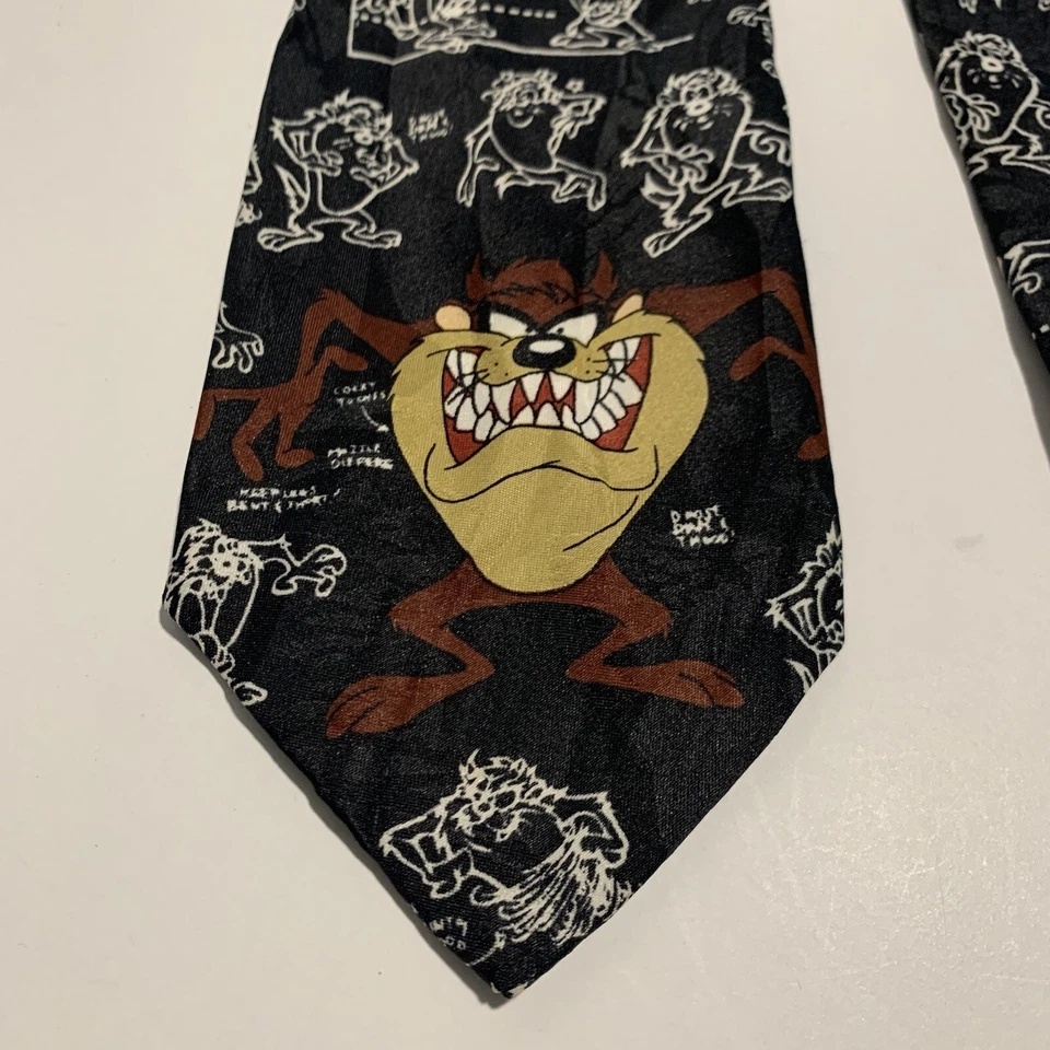 Corbata Looney Tunes Vintage Taz 1995 Foto 2 de 4