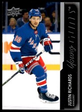 2021-22 Upper Deck Young Guns Justin Richards Rookie New York Rangers #480 R59