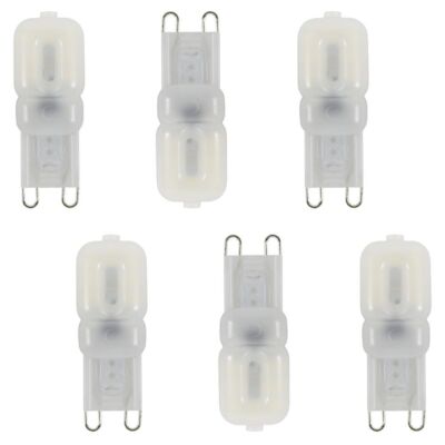 Litecraft Glühbirne G9 Kapsel 2,5W nicht dimmbar 4000K kaltweiße LED - 6er Pack 