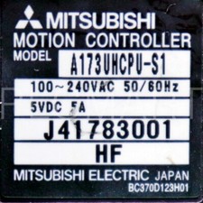 (USED) MITSUBISHI	A173UHCPU-S1 MOTION CONTROLLER FedEx Free Intl' ship!