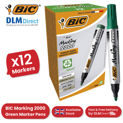 BIC Marking 2000 Ecolutions Permanentmarker grün 1,7 mm Kugelspitze 12er Pack