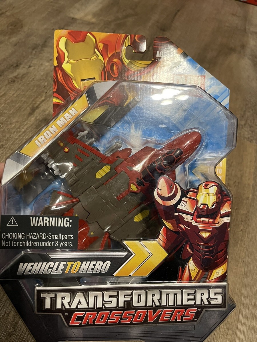 Transformers Iron Man CROSSOVER SERIES Vehicle to Hero 2008 Marvel