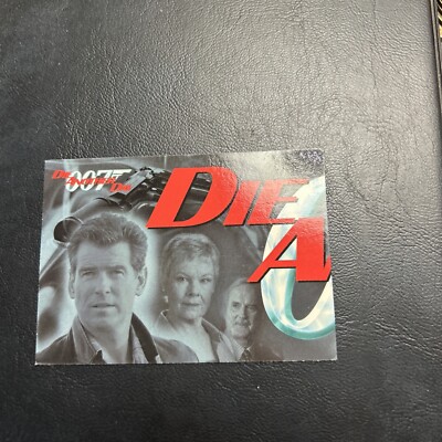 Jb17 James Bond Die Another Day 2002 #1 Puzzle Checklist John Cleese Judi Dench