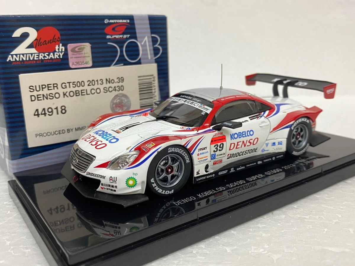 1:43 EBBRO 44918 LEXUS SC430 SUPERGT 2013 #39 DENSO KOBELCO scale model car