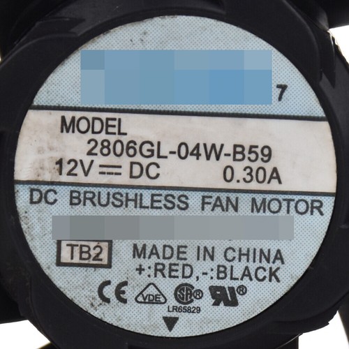 Cooling Fan 2806GL-04W-B59 for NMB Two Ball Bearing 0.30A 12V 70*70*15MM 3pin - Picture 4 of 5