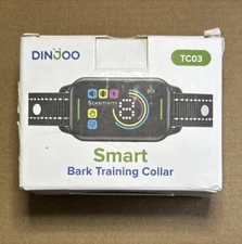 Dinjoo Bark Training Collar - "TC03" Smart Bark Training Collar Open Box