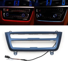 Blue Console Radio LED Atmosphere Lamp Panel Replacement Fits 12-18 F30 F31 3GT