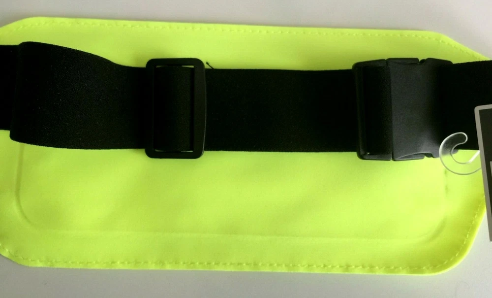 Belt Bag Neon Colors Holds Phone Cards Keys Money Zip Close Adjustable Belt NWT