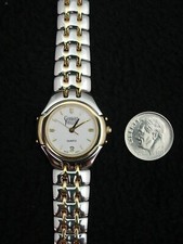 Wristwatch Lady's Gerrard Phillipe Stainless Gold Swiss 7 Jewel NOS 1980s France
