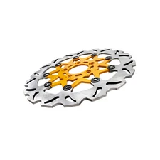 11.8" Floating Front Brake Rotor For Harley Road King Street Electra Glide Gold